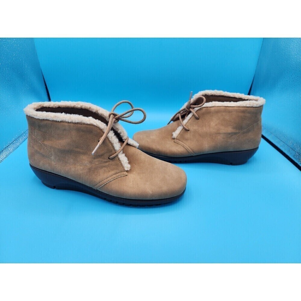 A2 by Aerosoles Women's Brown Lace Up Ankle Boot Bootie "Calendar" Size 5